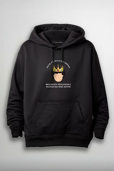 SM Satranç Medya Unisex Prince Dizi εμπριμέ κουκούλα - Θα συμβεί έτσι σκυλάκι, είμαι ο άνθρωπος που θα σου προσελκύσει
