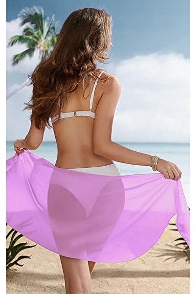 VOOP Λιλά Τούλι Pareo - Δεμένο στη μέση