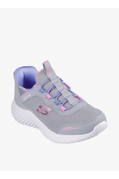 SKECHERS Girls' Slip-On Sports Shoes with Pull Tabs