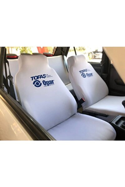 FAMOYEX oto kılıf Tofaş Doğan  Oto Siyah Amblem Logo Baskılı Koltuk Koruyucu ...