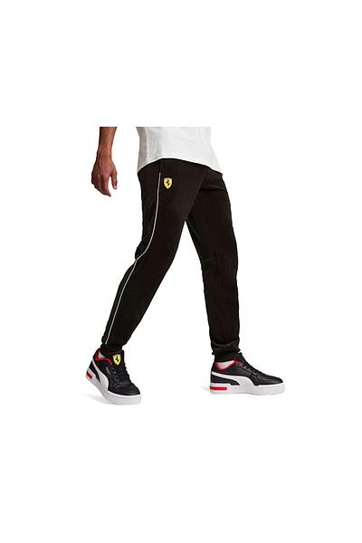 Puma Ανδρικό αθλητικό παντελόνι Ferrari Mt7+ - Μαύρο 62704401
