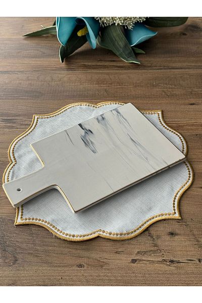 Meri Ev Gereçleri 30 cm Marble Patterned Cutting Board