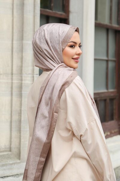 Hint İpek MONOV08-34 Model Monogram Şal