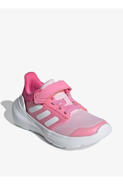 adidas Girl's mesh running shoes with velcro closure - tensaur run 3.0 el c