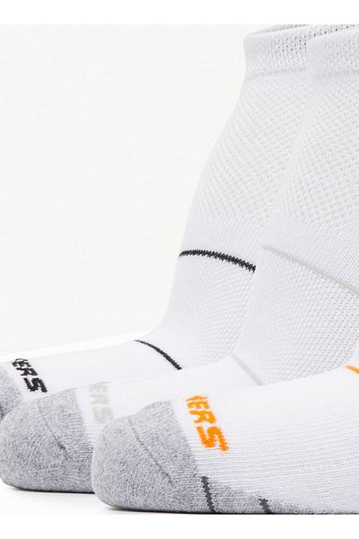 SKECHERS Çizgili Bilek Boyu Spor Çorapları - 3'lü Takım