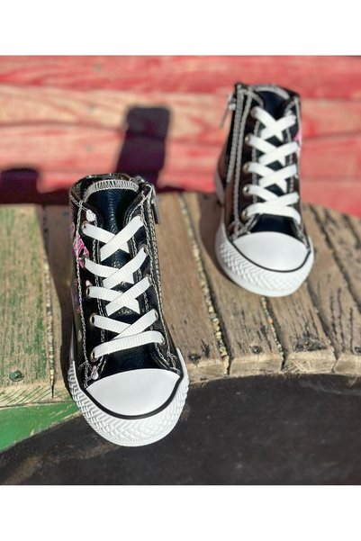 Surpie Shoes Kuromi Kız Çocuk Ayakkabı, Kurumi Convers, Kız Çocuk Günlük Ayakkabı