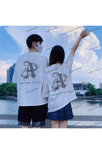 Tarzsokak Noul sezon Tir Harajuku Style Couple Lover Couple - 2 piese