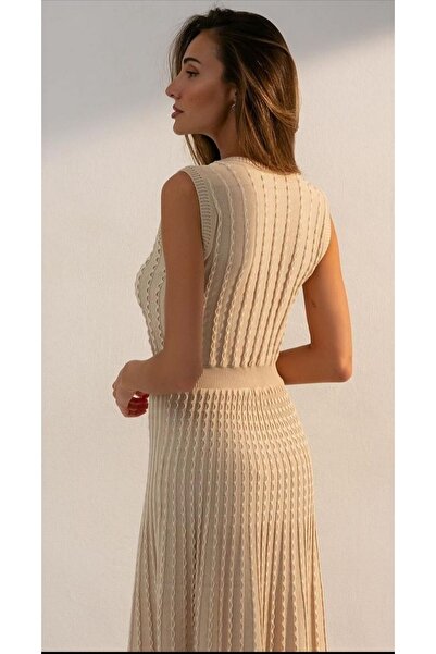 DAMGA Collection Rochie lungă de tricotaj pentru femei