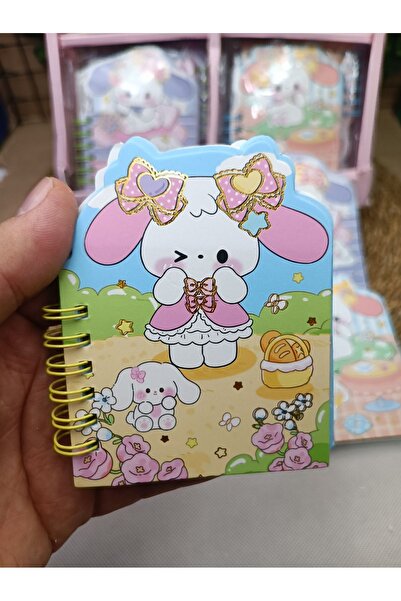 Meyra Accessories Mini Cinnamorol Galaxy Fruit Basket Figured Notebook 3D Embroidered Cute Gift 1Pc