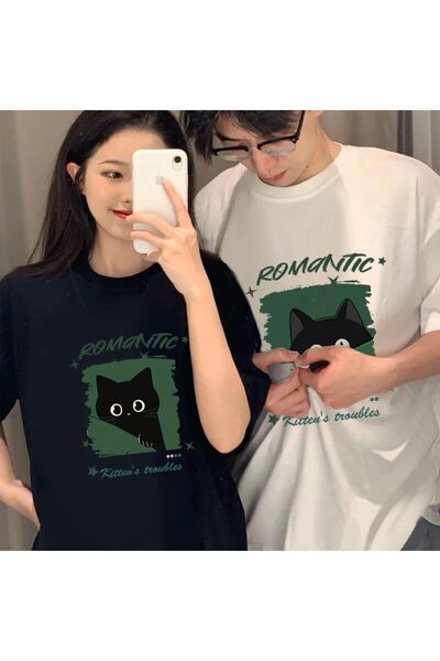 Tarzsokak Noul sezon Tir Harajuku Style Couple Lover Couple - 2 piese