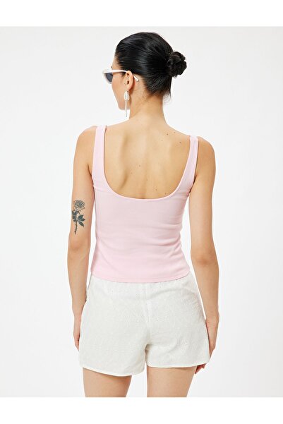 Koton Koton X Sibil Çetinkaya - Sleeveless Undershirt with Bow Detail