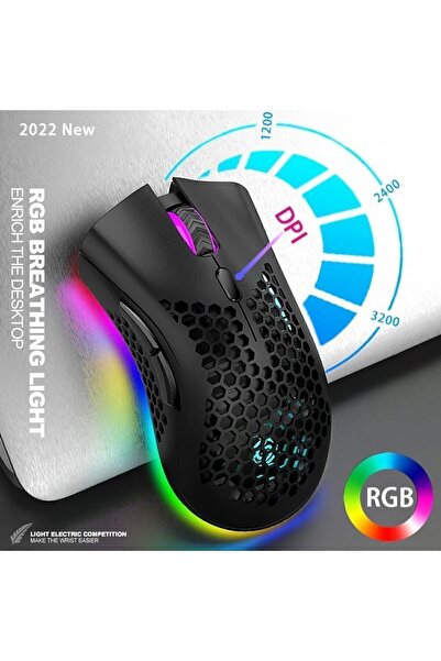 Genel Markalar 2.4g Kablosuz Wireless Sessiz Şarj Edilebilir Mause. Mini Ergonomik Led Aydınlatmalı .