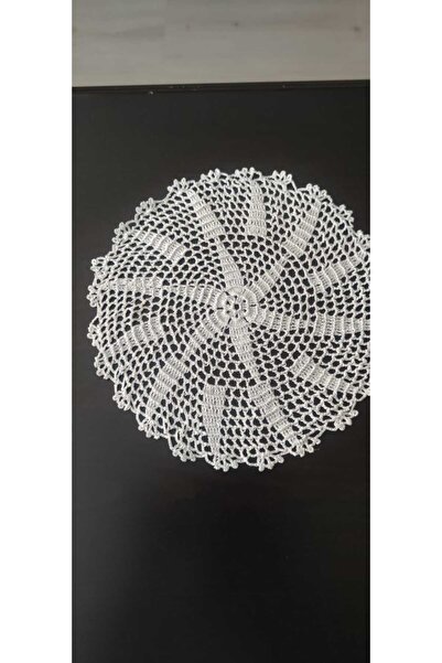 NUMİSTORE El örgüsü kırık beyaz 6 parça oda takımı