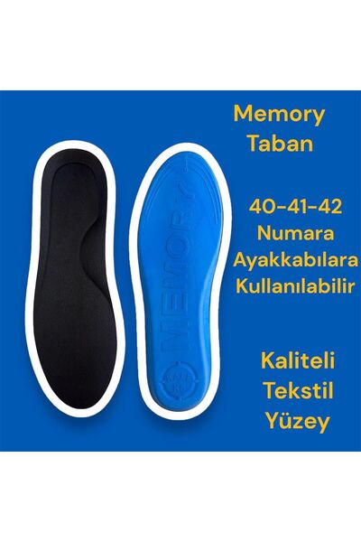 Butik Memory Tekstil Yumuşak Ortopedik Taban-40/41/42 Anahtarlık Hediyeli