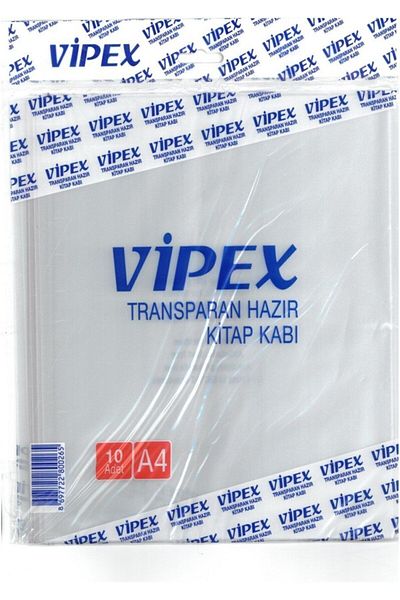 VİPEX Recipient pentru cărți pregătite cu adeziv transparent 10 buc A4