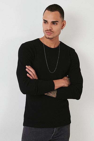Buratti Ανδρικό φούτερ Cotton Crew Neck Basic Sweat 5905073