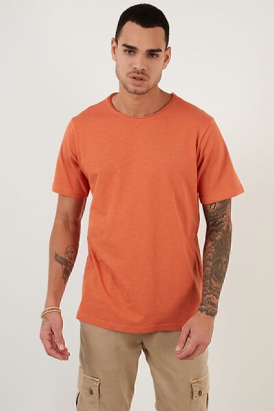 Buratti Ανδρικό μπλουζάκι με λαιμόκοψη 100% βαμβακερή λεπτή εφαρμογή Basic 59020001