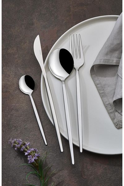 on-on Aris 16 Piece Cutlery Set - 18/10 Spoons