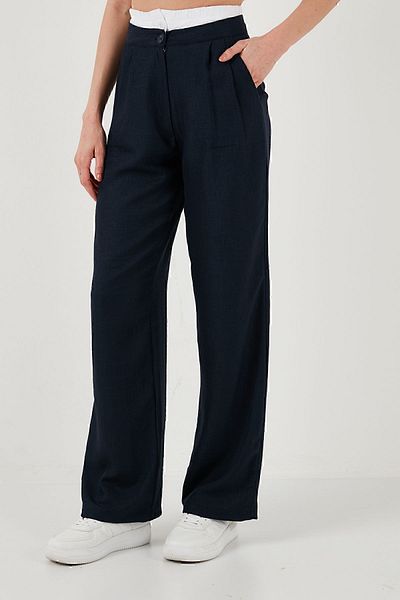 Lela High Waist Wide Leg - Relaxed Fit Trousers 673P1012