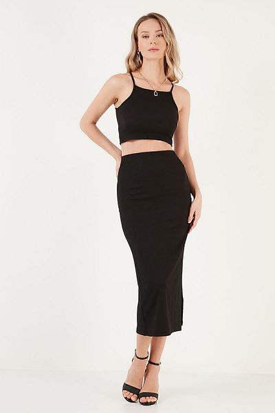 Lela Slim Fit Rope Hanger Slit Set SET5865278