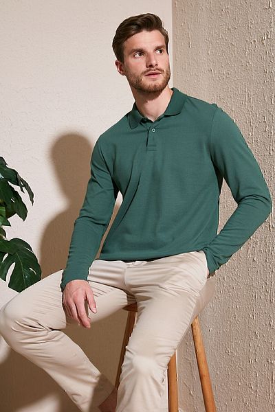 Buratti Ανδρικός ιδρώτας Polo Neck Slim Fit - 100% Cotton SWEAT 5905707