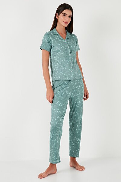 Lela Σετ Πυτζάμες με κοντό μανίκι πουκάμισο με κανονική εφαρμογή 65780124