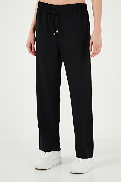 Lela Comfortable Cut Wide Leg Trousers - PANTOLON5865826