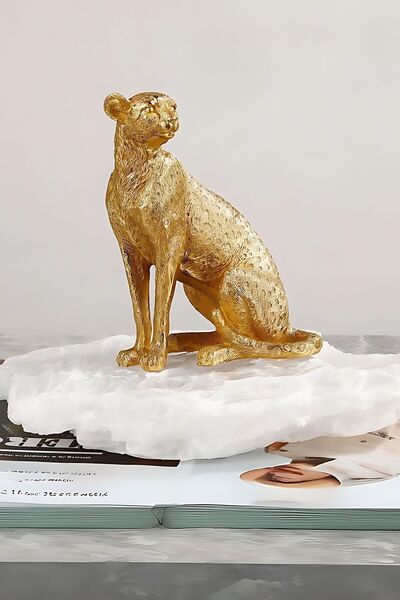 tambana Gold Heykel Biblo Dekoratif Süs Eşyası Dekoratif Masa Süsü Salon Akse...