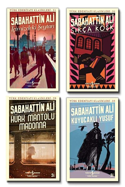 TÜRKİYE İŞ BANKASI KÜLTÜR YAYINLARI İçimizdeki Şeytan - Sırça Köşk - Kürk Man...