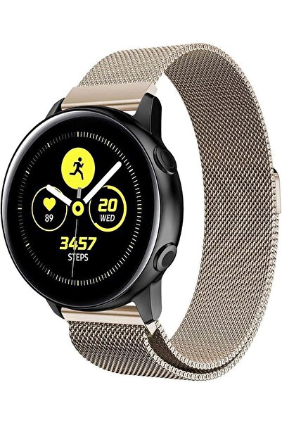 MMP SHOP Samsung Galaxy Watch 6 / 4 / 5 / 7 / Fe 40/42/44/46mm Uyumlu 20mm Ma...