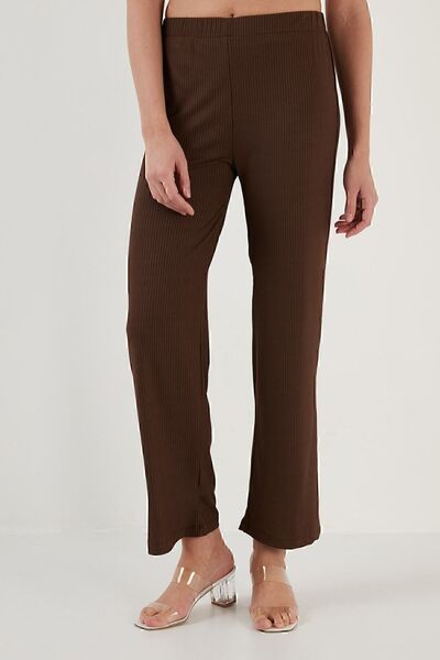 Lela Fitilli Rahat Kesim Bol Paça Pantolon Pantolon 5865028