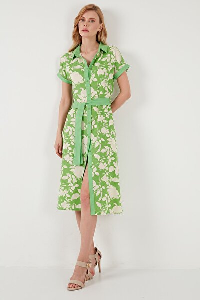 Lela Μίντι πουκάμισο με κανονική εφαρμογή - ΦΟΡΕΜΑ 66924552 S4