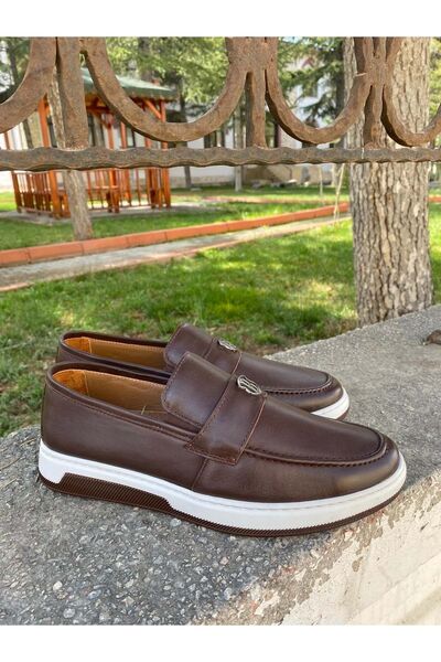 Pabuçhan Ayakkabı&Çanta Pabuçhan 1107 Чоловічі шкіряні ортопедичні черевики на щодень