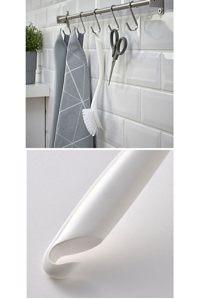IKEA Antagen Plastic Dish Brush-antagen White