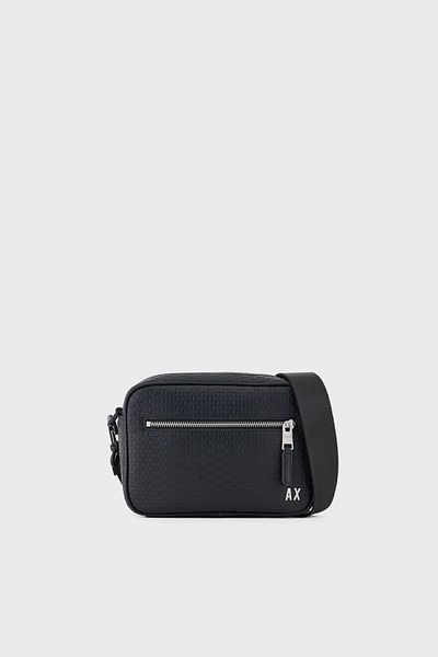 Armani Exchange Men's Bag - Xm with Logo, Zipper and Removable Strap 000160   Af11928 Uc001