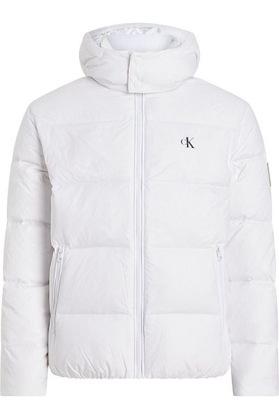 Calvin Klein Men's Essentials down Jacket - Winter Feather Padded, Hooded Coat