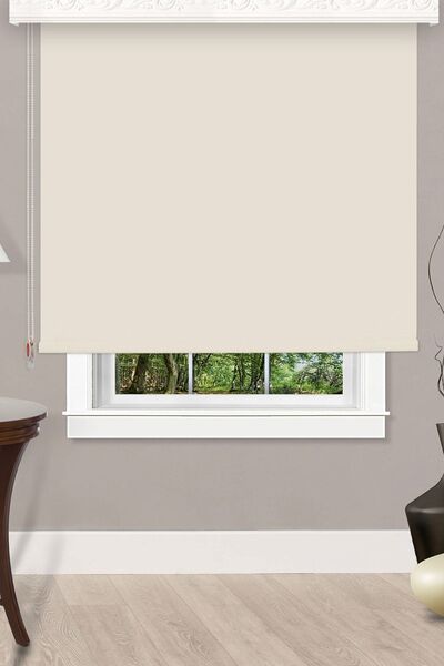 Naza Stor Perde Krem Modern Perde