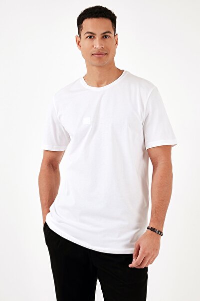 Buratti Ανδρικό μπλουζάκι 100% βαμβακερό με κανονική εφαρμογή με λαιμόκοψη 5902622