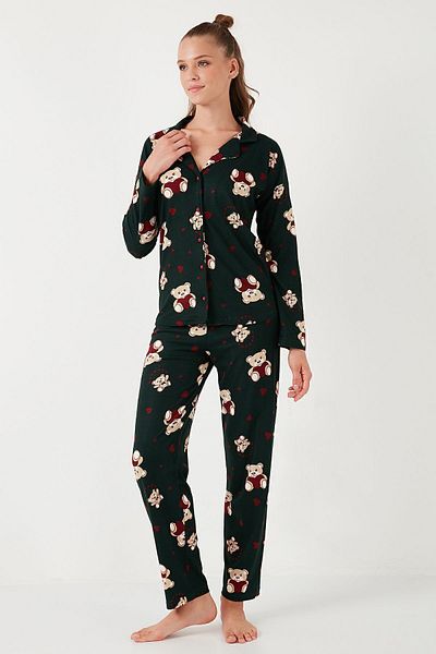 Lela Σετ πιτζάμες με μοτίβο Standard Fit - Σετ Πυτζάμες 60956602
