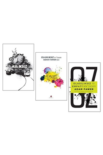 April Yayınları Adam Fawer 3'lü Kitap Seti- 1-olasılıksız 2-empati 3-oz