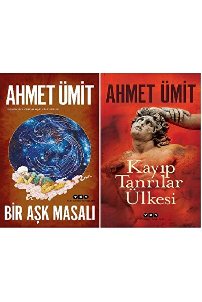 Yapı Kredi Yayınları Bir Aşk Masalı + Kayıp Tanrılar Ülkesi / Ahmet Ümit 2 Ki...
