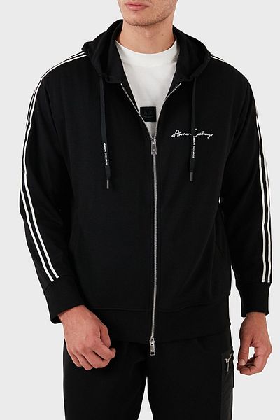 Armani Exchange MeN's Hooded Micro Stretch SWEAT - SWEAT 8NZMSH Z9N1z 1200