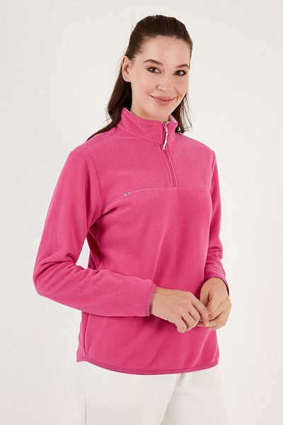 Lela Anti-pilling Slim Fit Soft Fleece - Half Zipper, Non-pilling 590700