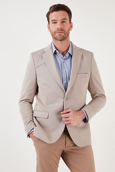 Buratti 6 Drop Double Slits Melted Slim Fit Blazer Jacket 6601040