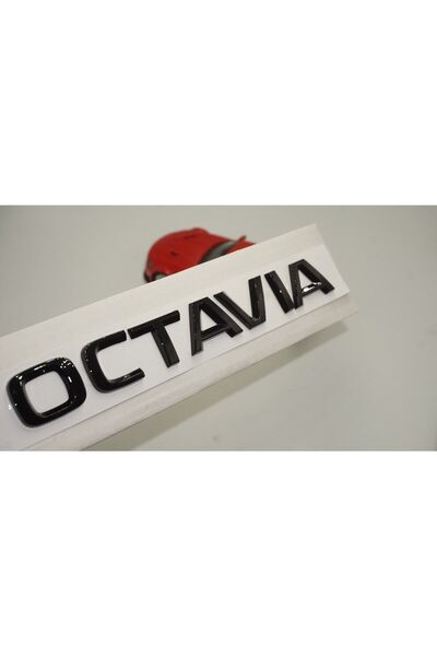 EDEXPORT Skoda Octavıa 4 Bagaj Parlak Siyah Abs 3m 3d Yazı Logo Amblem  Ürün