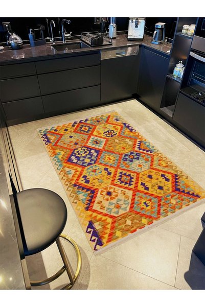 Rugs Modern Halı Pearl Collection Multicolor Traditional Patterned Woven Base...