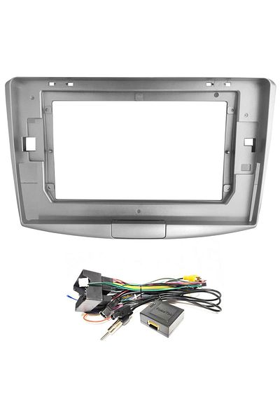 Poke Silver Auto Tablet Frame for Vw Passat B8 2015-2019 - 10 Inch Nv-0119
