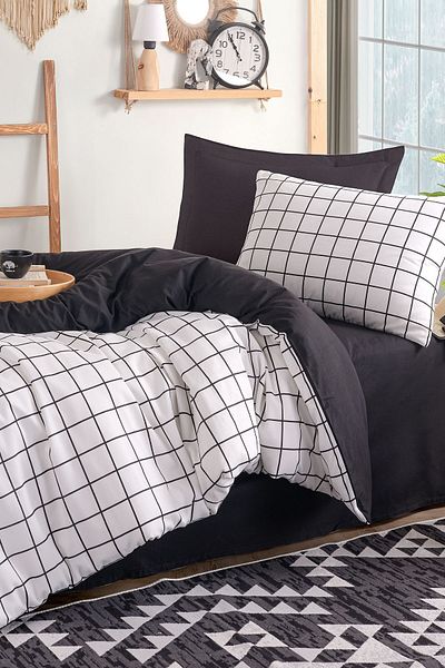Eponj Home Set de 2 fete de pernă Artus negre