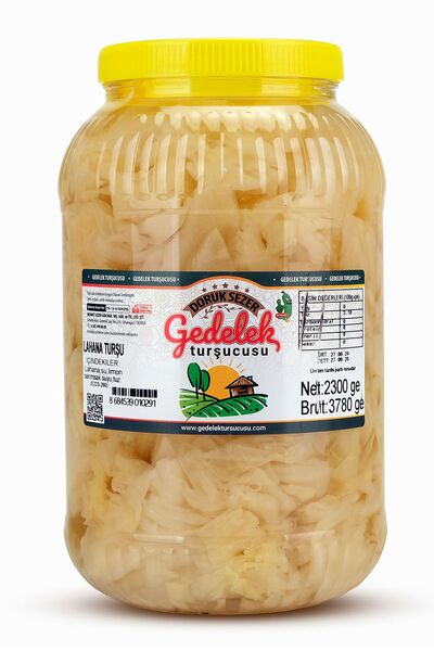 MEHMET SEZER TURŞULARI Gedelek Turşucusu Lahana Turşu 2300 gram