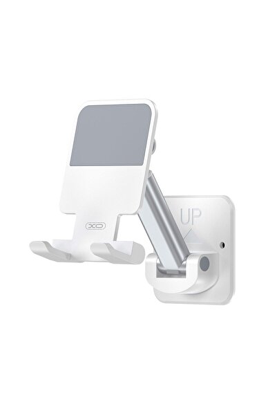 Xo -C99 Beyaz Duvar Yüzey Yapışkanlı Araç İçi Telefon Tutucu